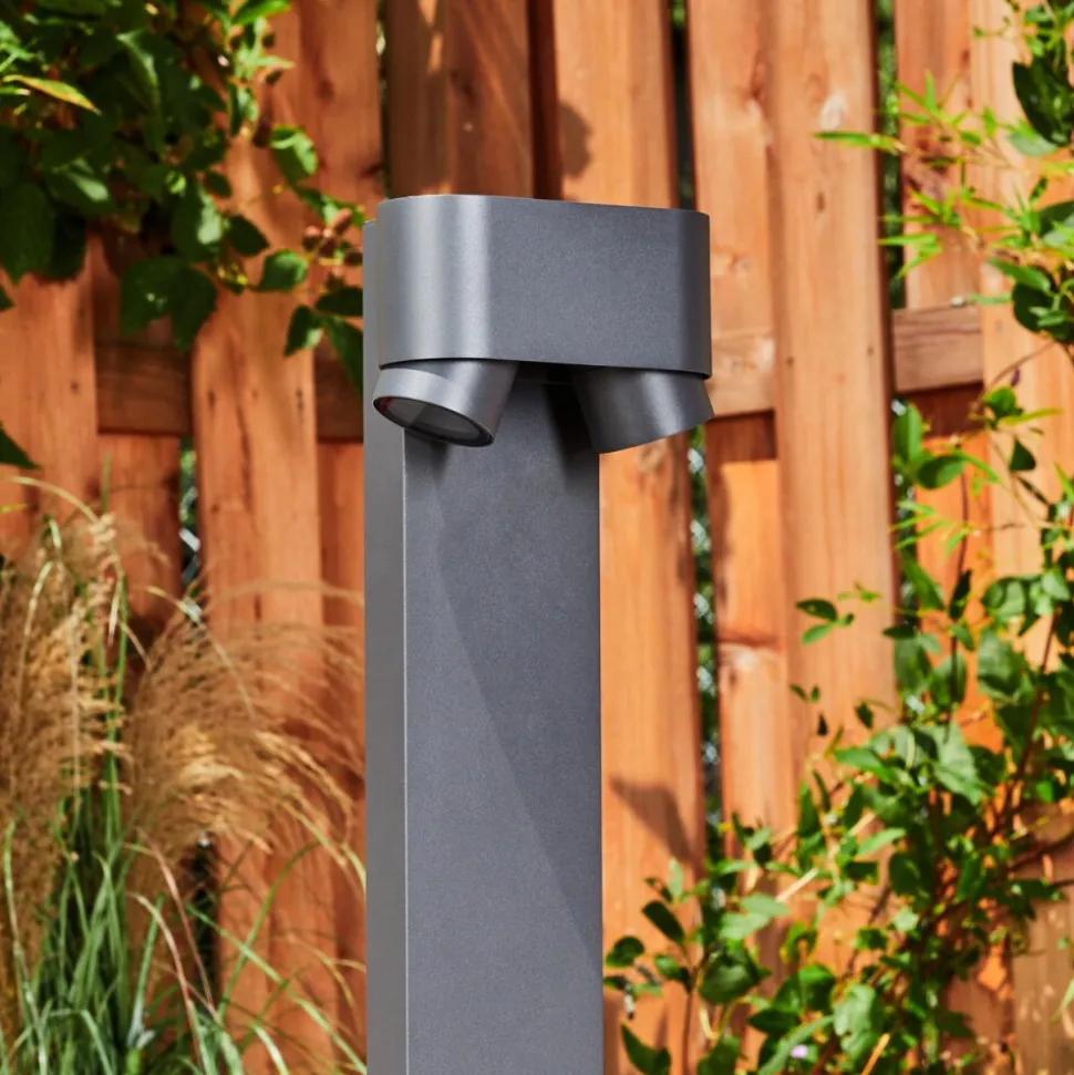 Borne Lumineuse Guampacha Anthracite, 2 Lumieres