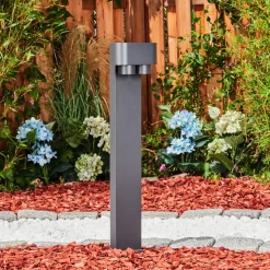 Borne Lumineuse Guampacha Anthracite, 2 Lumieres