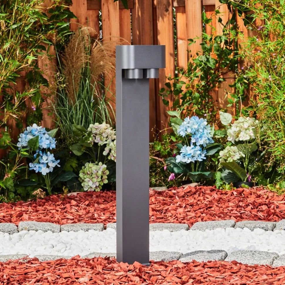 Borne Lumineuse Guampacha Anthracite, 2 Lumieres