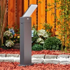 Borne Lumineuse Heraklion Led Anthracite, 1 Lumiere