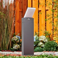 Borne Lumineuse Heraklion Led Anthracite, 1 Lumiere