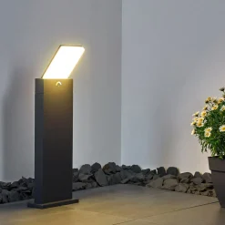 Borne Lumineuse Heraklion Led Anthracite, 1 Lumiere