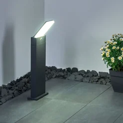 Borne Lumineuse Heraklion Led Anthracite, 1 Lumiere
