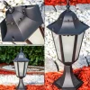 Borne Lumineuse Hongkong Frost Noir, 1 Lumiere