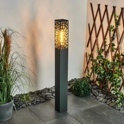Borne Lumineuse Innvoll Anthracite, 1 Lumiere