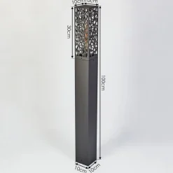 Borne Lumineuse Innvoll Anthracite, 1 Lumiere