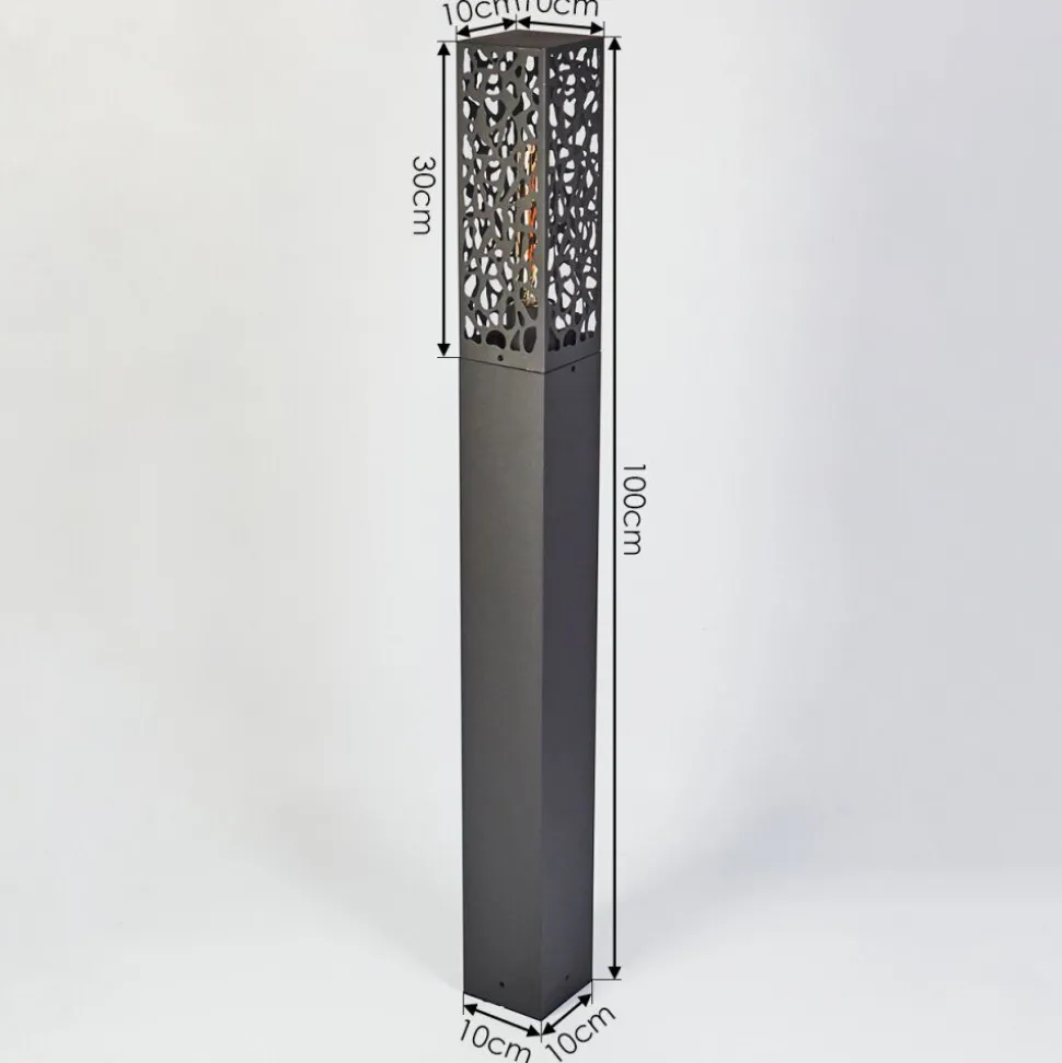 Borne Lumineuse Innvoll Anthracite, 1 Lumiere