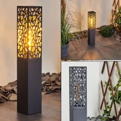 Borne Lumineuse Innvoll Anthracite, 1 Lumiere