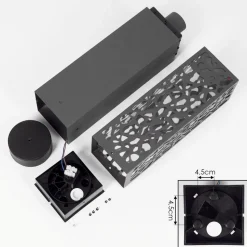 Borne Lumineuse Innvoll Anthracite, 1 Lumiere