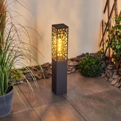 Borne Lumineuse Innvoll Anthracite, 1 Lumiere
