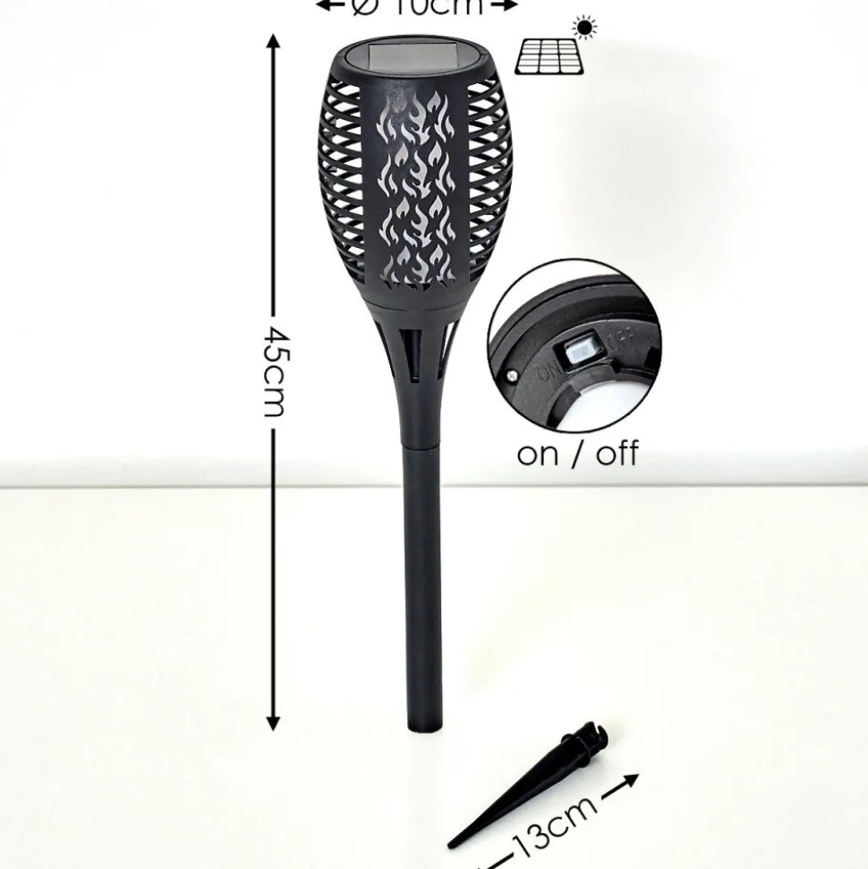 Borne Lumineuse Joinville Led Noir, 1 Lumiere