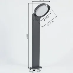 Borne Lumineuse Kelo Led Anthracite, 1 Lumiere