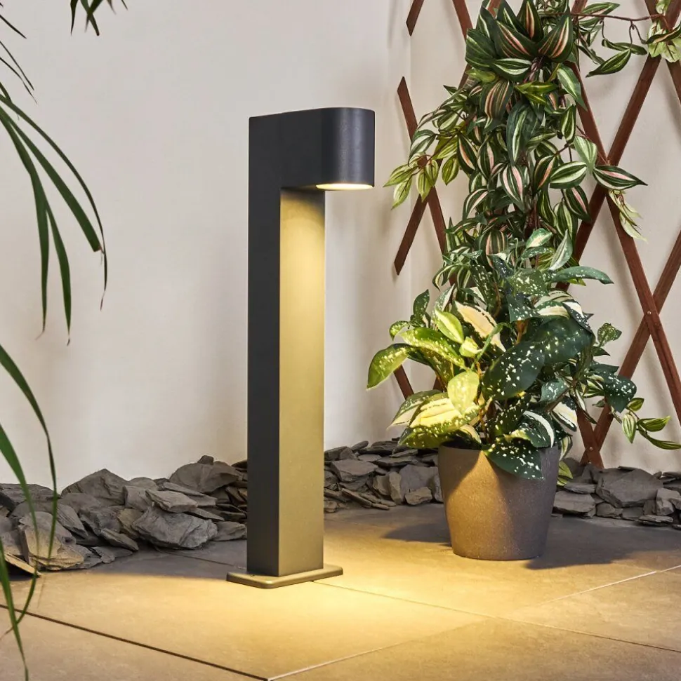 Borne Lumineuse Kingstown Anthracite, 1 Lumiere