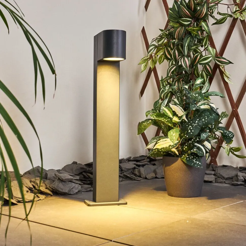 Borne Lumineuse Kingstown Anthracite, 1 Lumiere