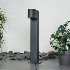 Borne Lumineuse Kingstown Anthracite, 1 Lumiere