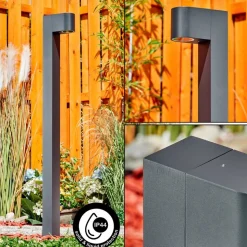 Borne Lumineuse Kingstown Anthracite, 1 Lumiere