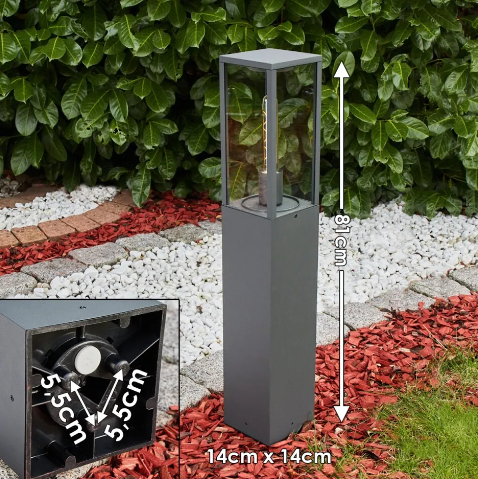 Borne Lumineuse Kiwalik Anthracite, 1 Lumiere