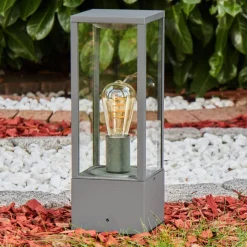 Borne Lumineuse Kiwalik Anthracite, 1 Lumiere