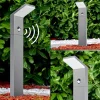 Borne Lumineuse Korup Led Anthracite, 1 Lumiere, Detecteur De Mouvement