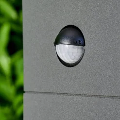 Borne Lumineuse Korup Led Anthracite, 1 Lumiere, Detecteur De Mouvement