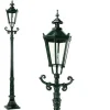 Borne Lumineuse Ks Verlichting Washington Noir, 1 Lumiere