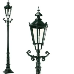 Borne Lumineuse Ks Verlichting Washington Noir, 1 Lumiere