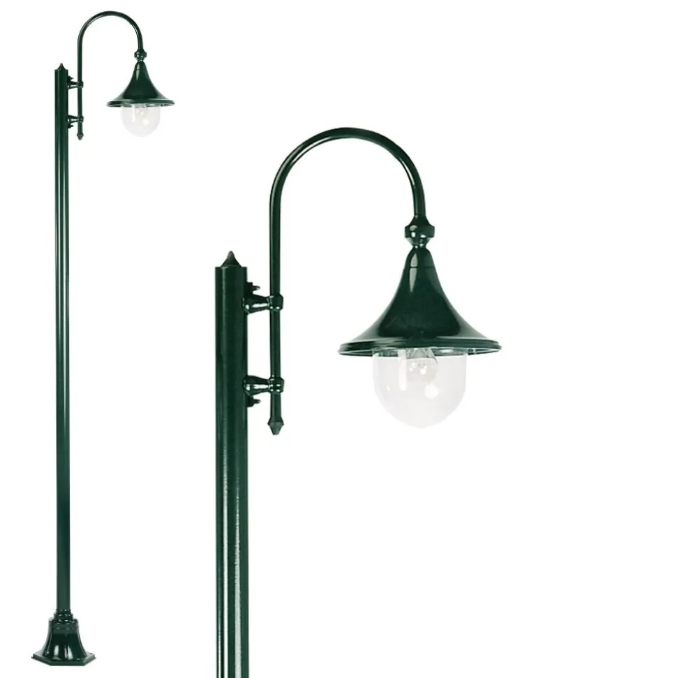 Borne Lumineuse Ks Verlichting Rimini Vert, 1 Lumiere