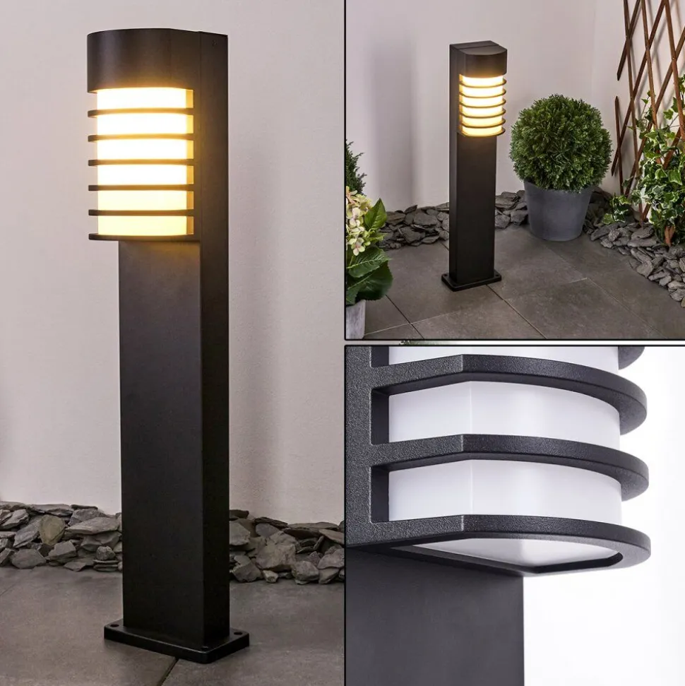 Borne Lumineuse Kurola Noir, 1 Lumiere