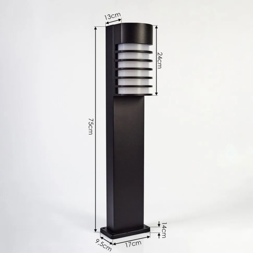 Borne Lumineuse Kurola Noir, 1 Lumiere