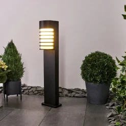 Borne Lumineuse Kurola Noir, 1 Lumiere
