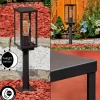 Borne Lumineuse Lapa Noir, 1 Lumiere