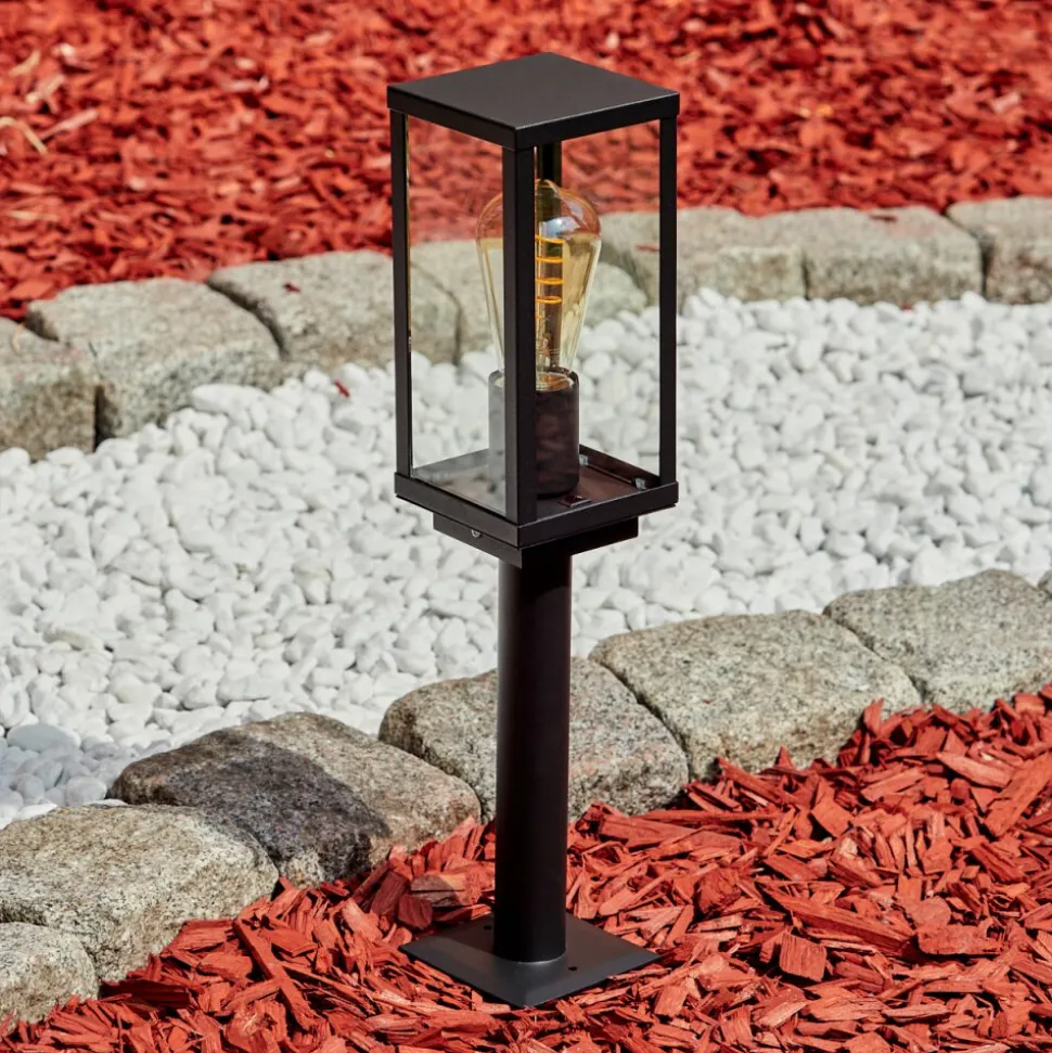 Borne Lumineuse Lapa Noir, 1 Lumiere