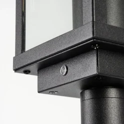 Borne Lumineuse Lapa Noir, 1 Lumiere