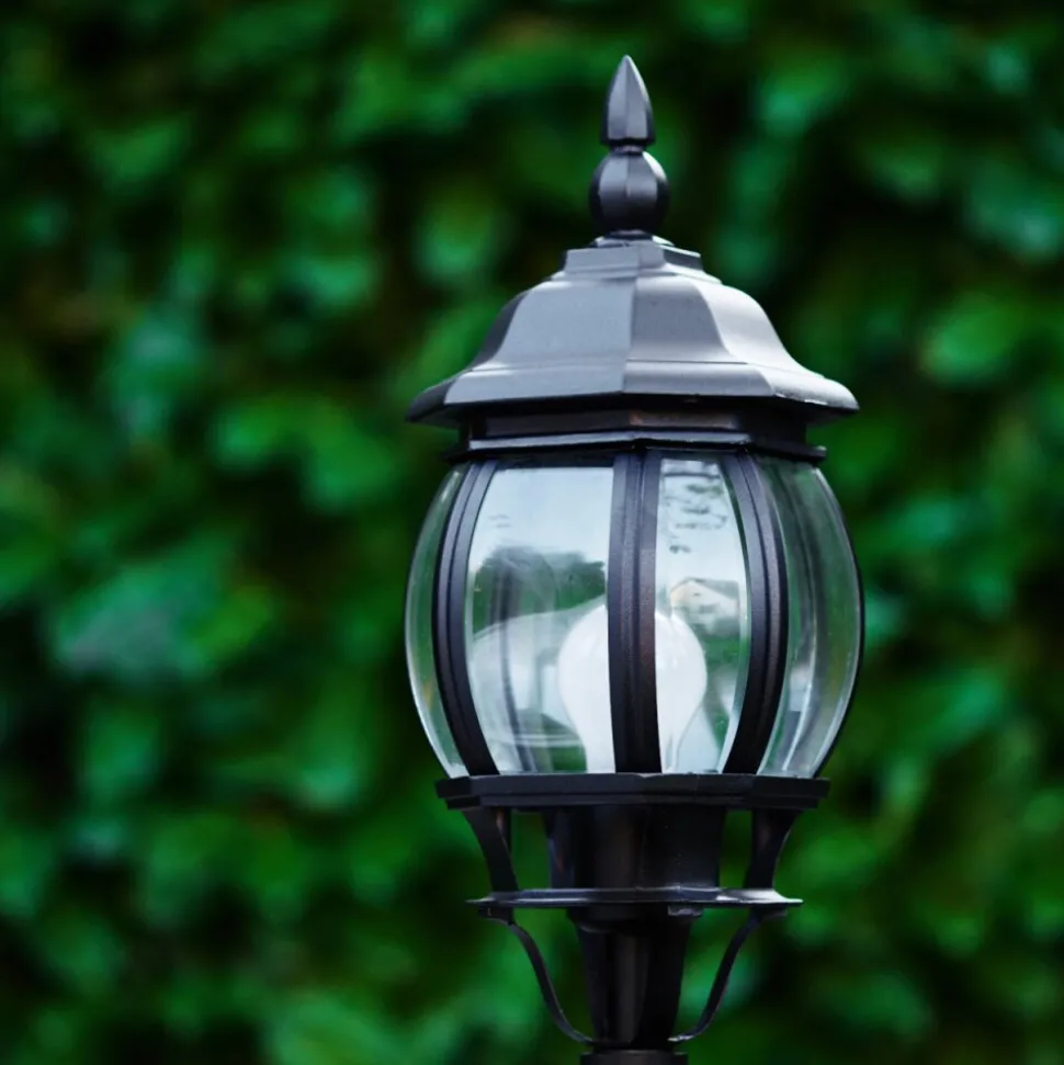Borne Lumineuse Lentua Noir, 1 Lumiere