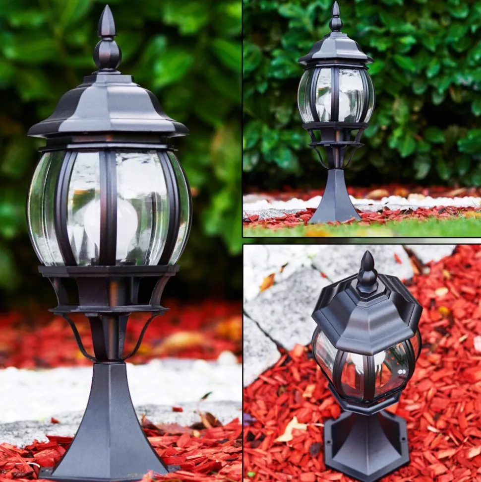 Borne Lumineuse Lentua Noir, 1 Lumiere