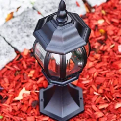 Borne Lumineuse Lentua Noir, 1 Lumiere