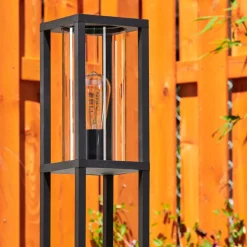 Borne Lumineuse Lesotho Noir, 1 Lumiere