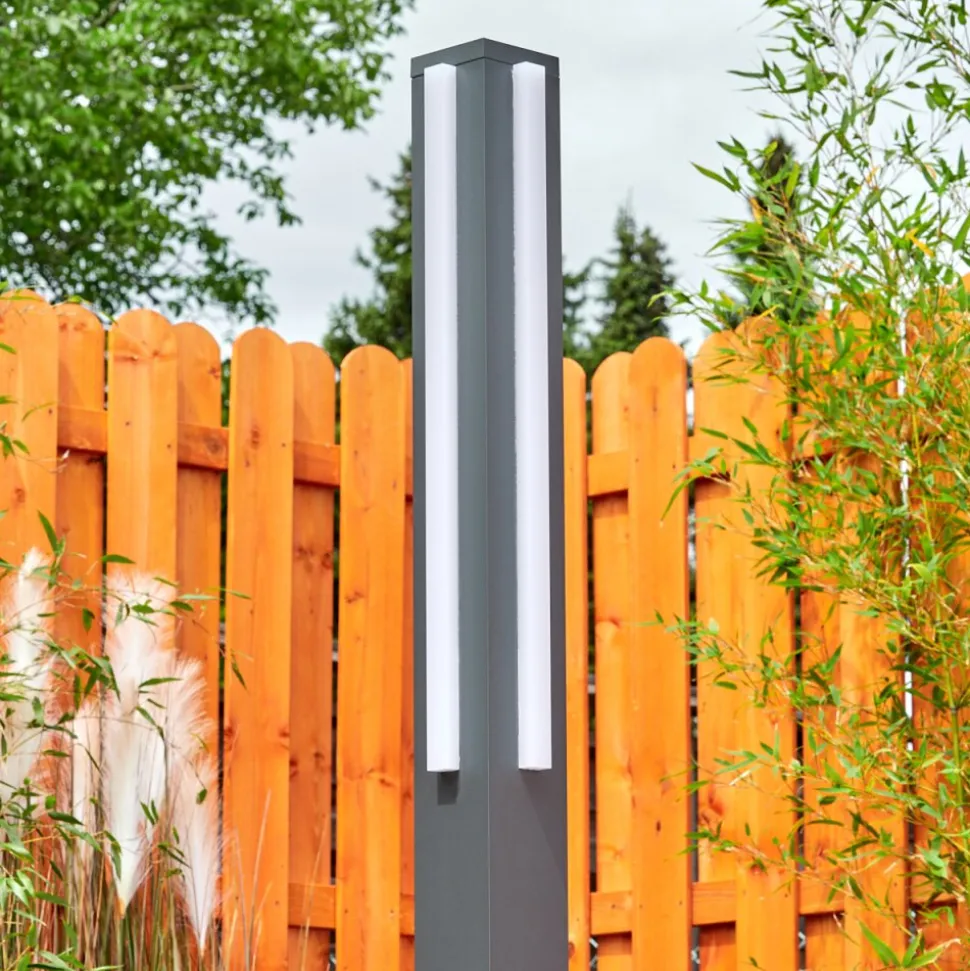 Borne Lumineuse Lisalara Led Anthracite, 1 Lumiere