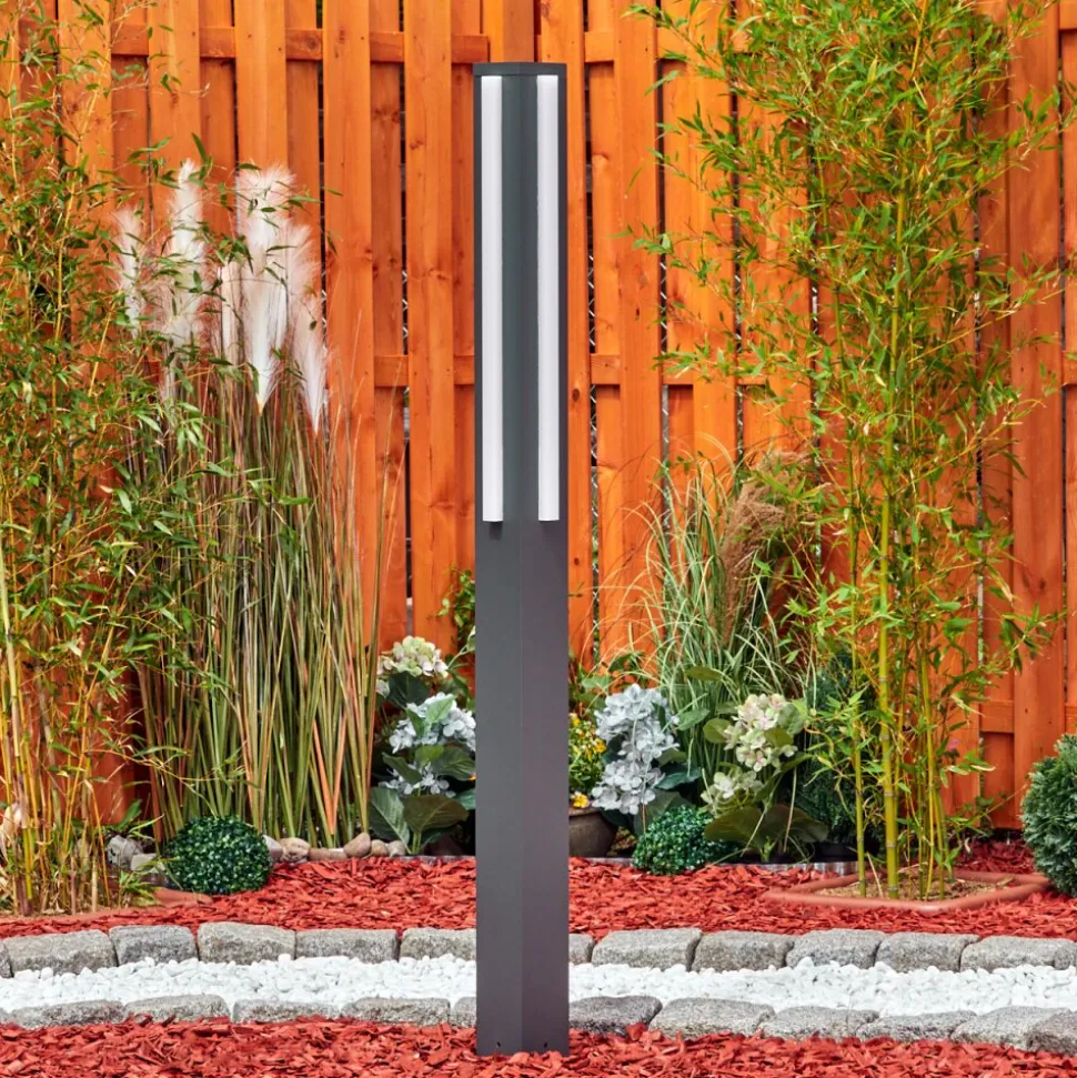 Borne Lumineuse Lisalara Led Anthracite, 1 Lumiere