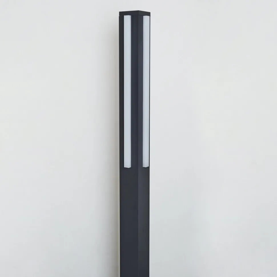 Borne Lumineuse Lisalara Led Anthracite, 1 Lumiere