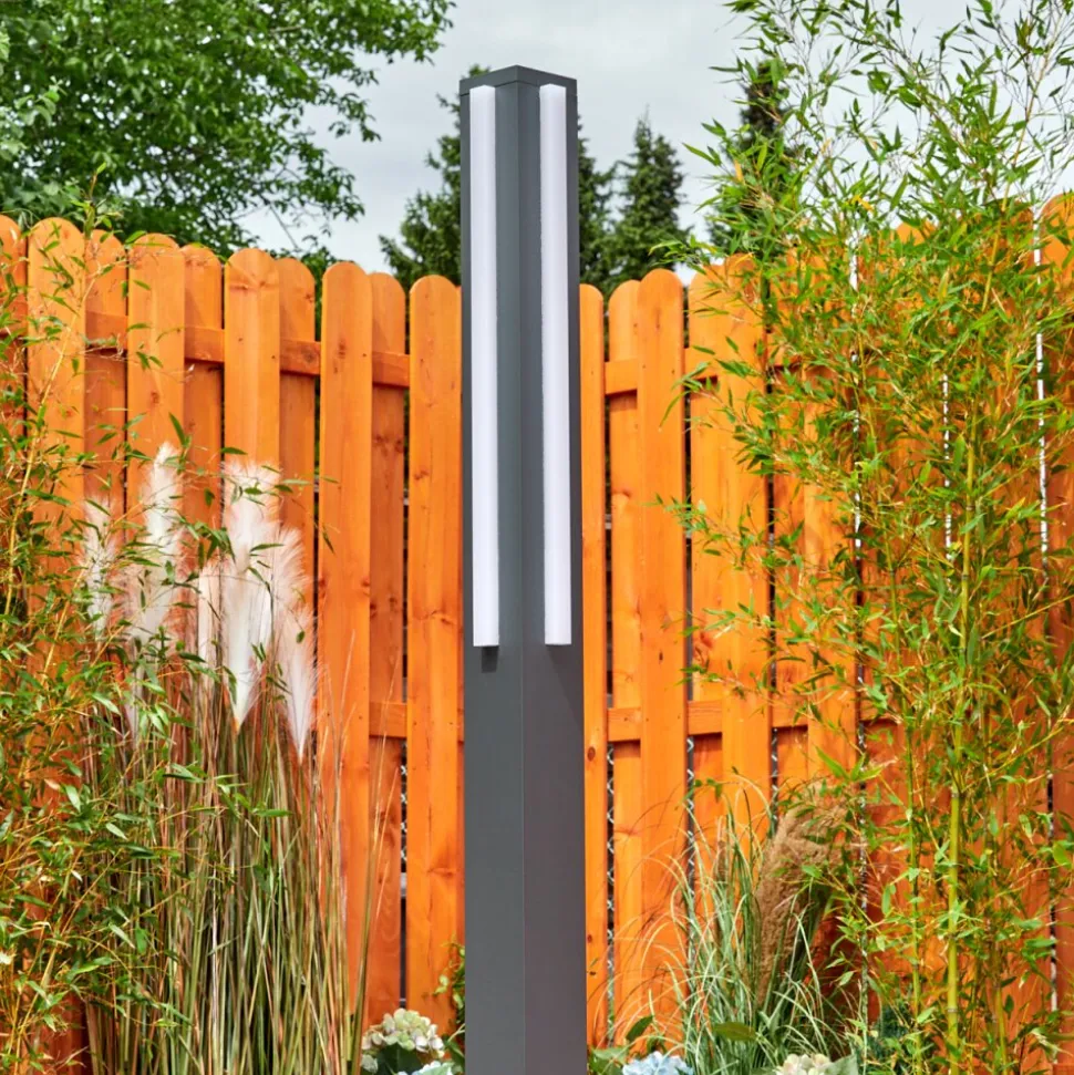 Borne Lumineuse Lisalara Led Anthracite, 1 Lumiere