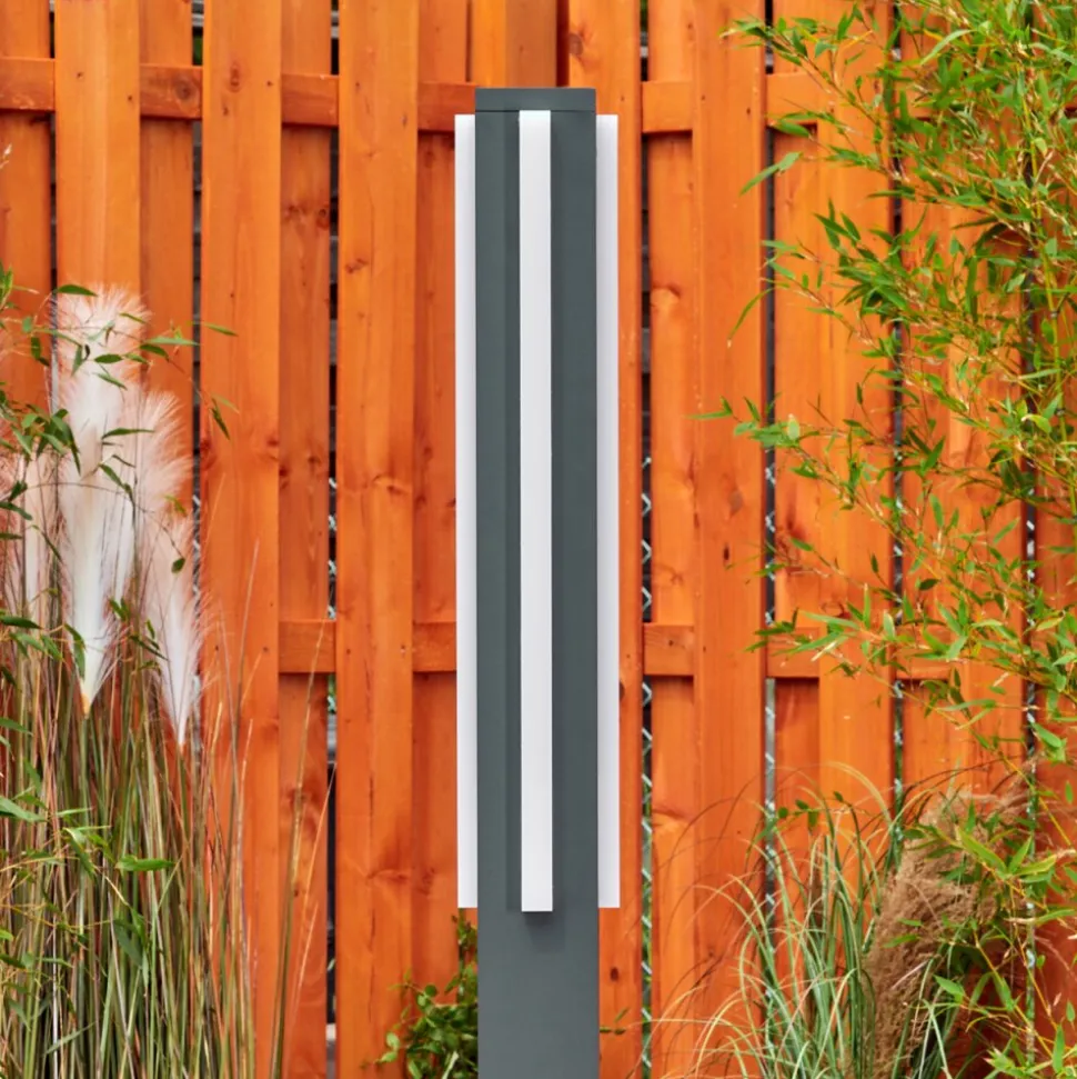 Borne Lumineuse Lisalara Led Anthracite, 1 Lumiere