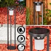 Borne Lumineuse Lokpano Led Noir, Blanc, 1 Lumiere, Detecteur De Mouvement