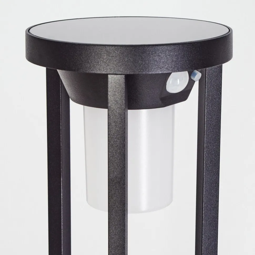 Borne Lumineuse Lokpano Led Noir, Blanc, 1 Lumiere, Detecteur De Mouvement