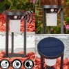 Borne Lumineuse Lokpano Led Noir, 1 Lumiere, Detecteur De Mouvement