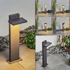 Borne Lumineuse Lyckan Led Anthracite, 1 Lumiere