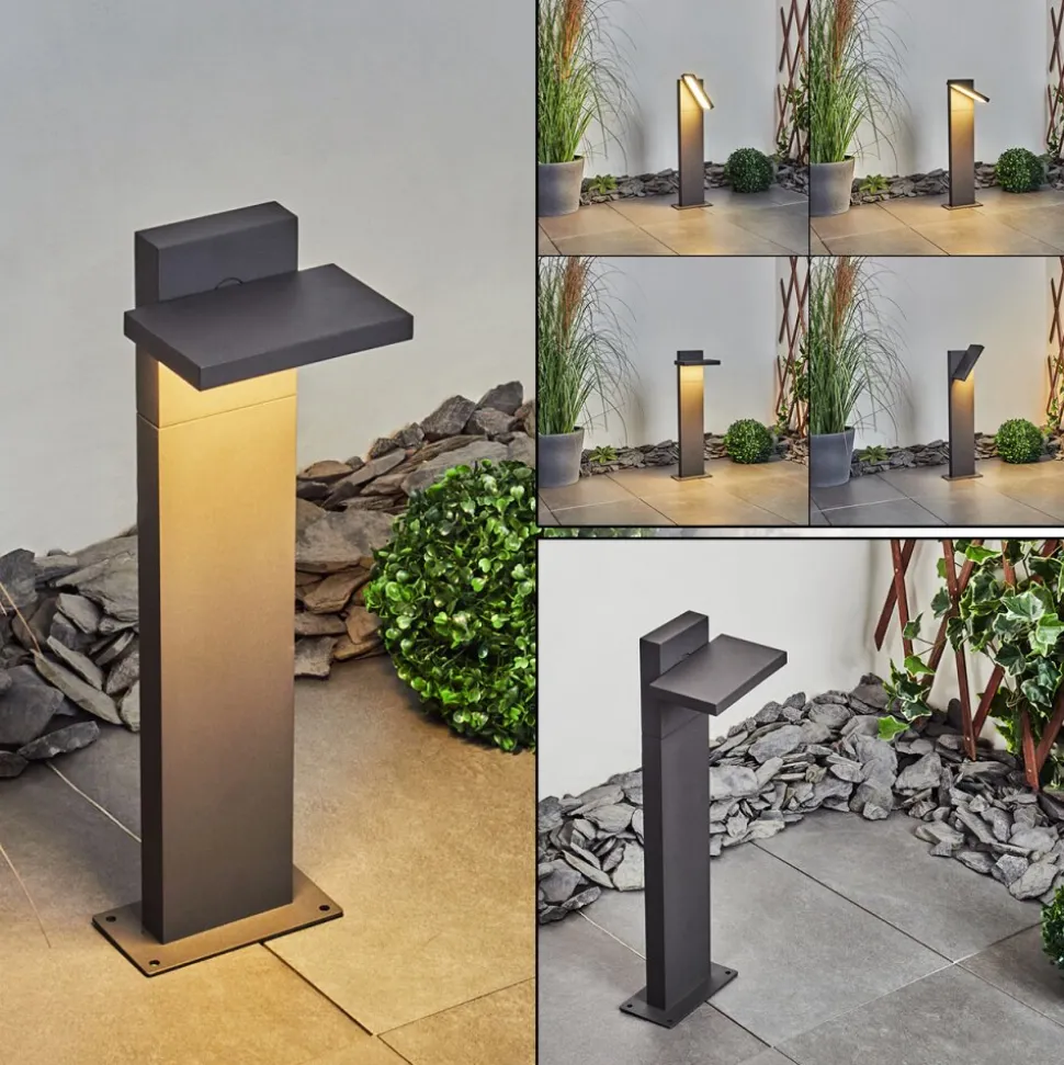 Borne Lumineuse Lyckan Led Anthracite, 1 Lumiere