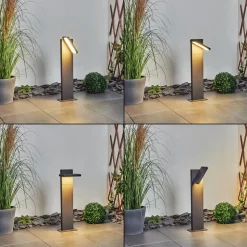 Borne Lumineuse Lyckan Led Anthracite, 1 Lumiere
