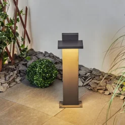 Borne Lumineuse Lyckan Led Anthracite, 1 Lumiere