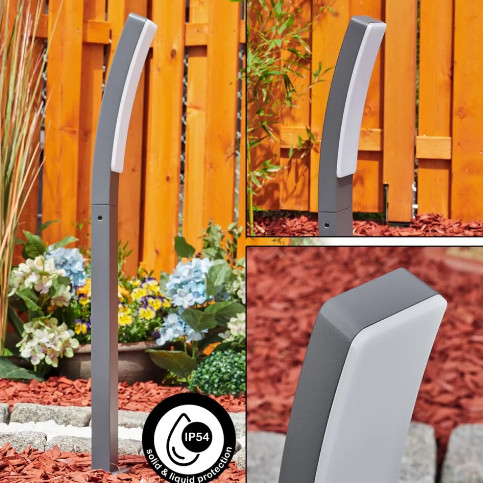 Borne Lumineuse Maseru Led Anthracite, 1 Lumiere